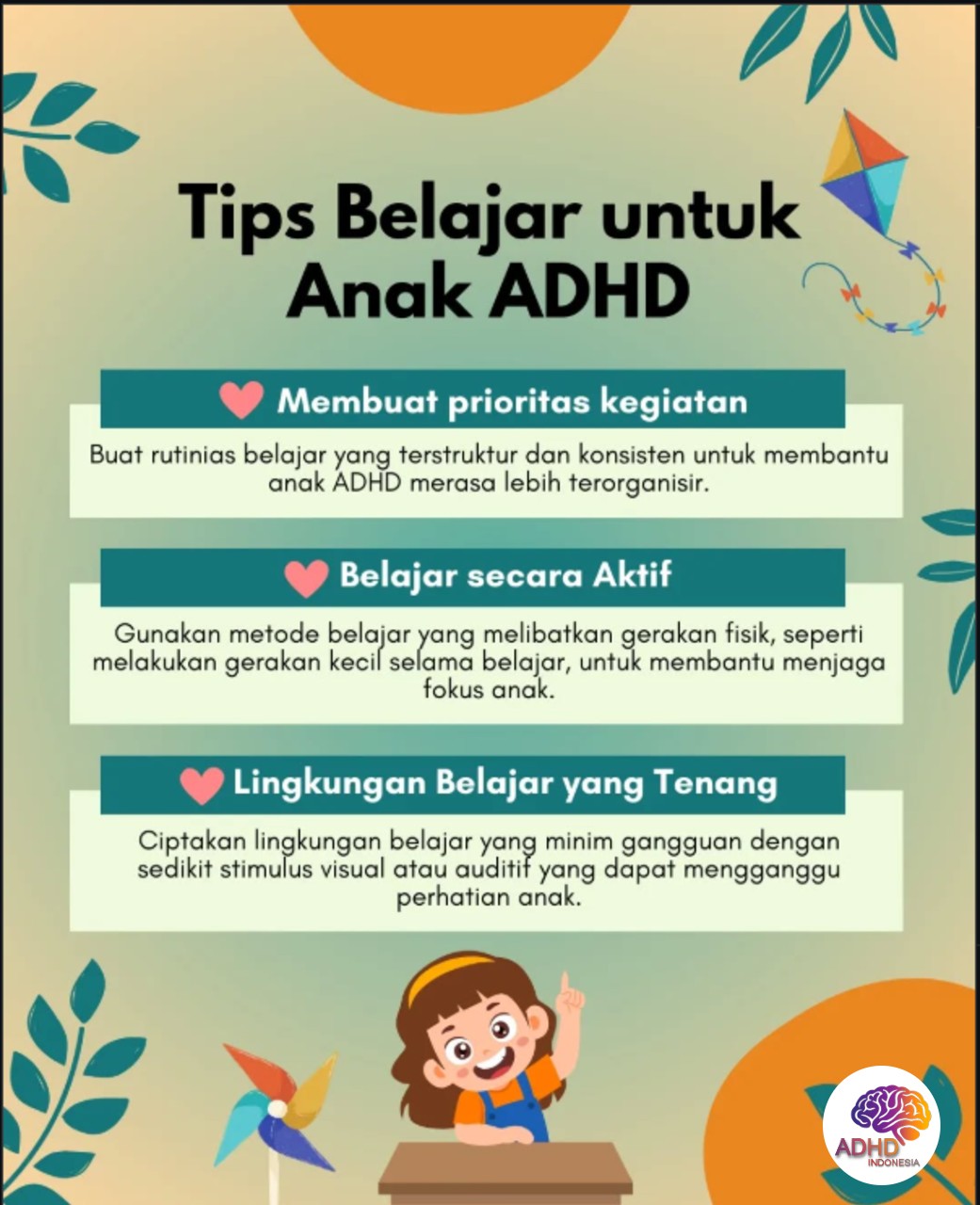 Strategi Belajar yang Cocok untuk Anak ADHD di Provinsi Maluku Utara